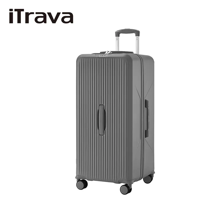 iTrava纯PC100%聚碳酸酯大容量TRUNK行李箱2025新款轻便结实抗摔