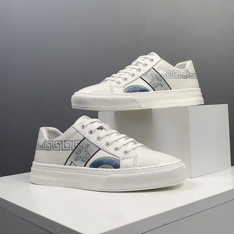 广州真皮男鞋潮牌小白鞋2025新款春夏季帅气百搭时尚男士休闲板鞋