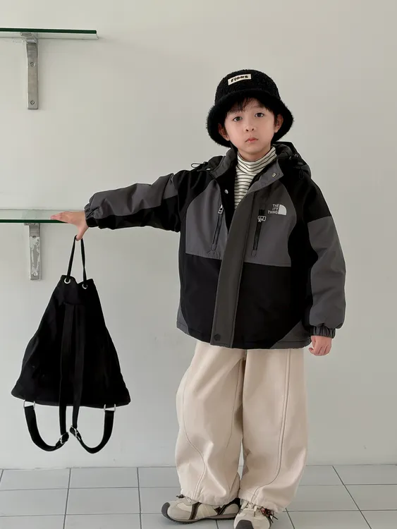 男童秋冬款棉服加厚棉袄2025新款童装冬装棉衣保暖外套1027