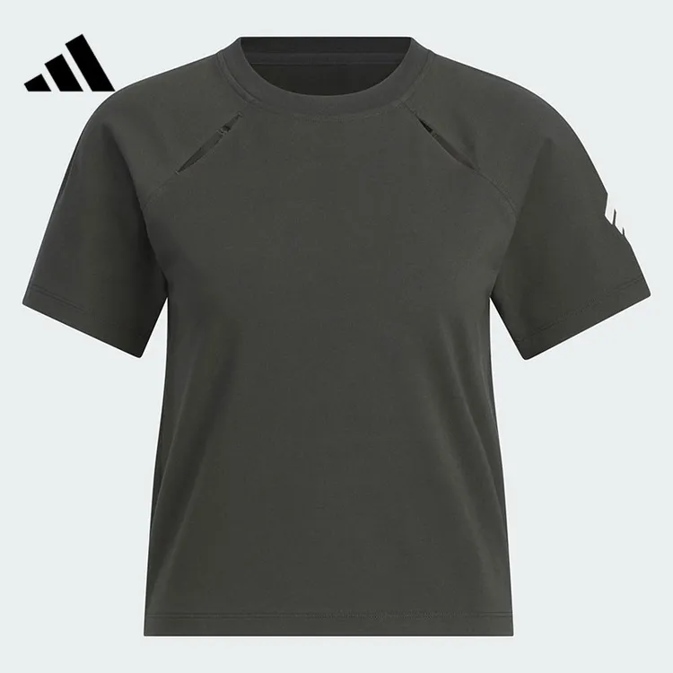 adidas阿迪达斯女子FUSTL W TEE SS1运动针织短T恤KC3763