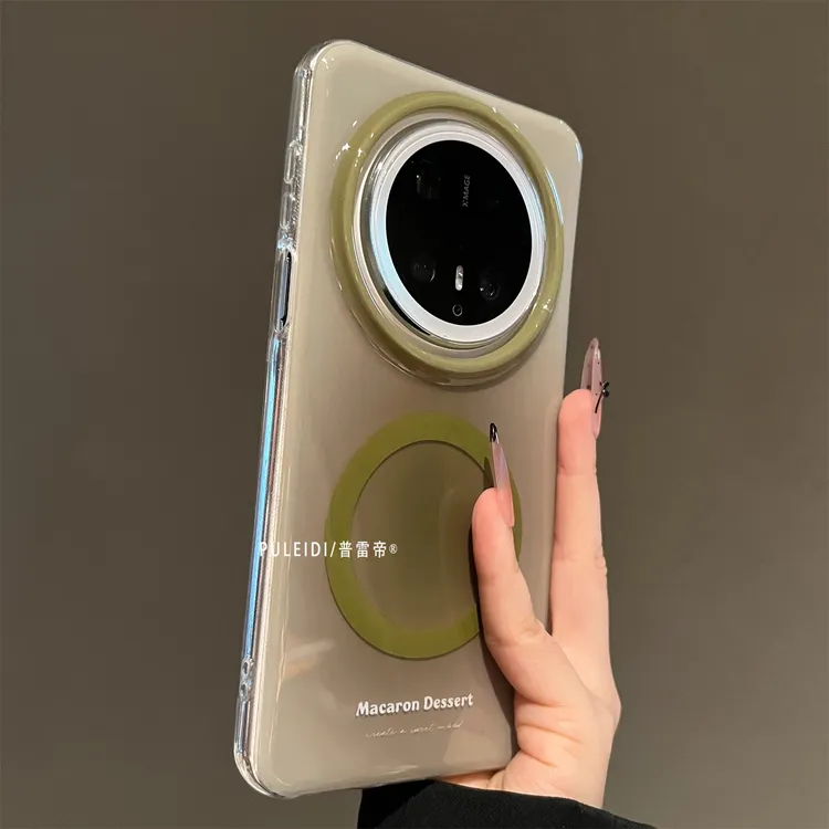 ins风墨绿晕染渐变适用华为mate70pro+手机壳mate60pro高级感p80