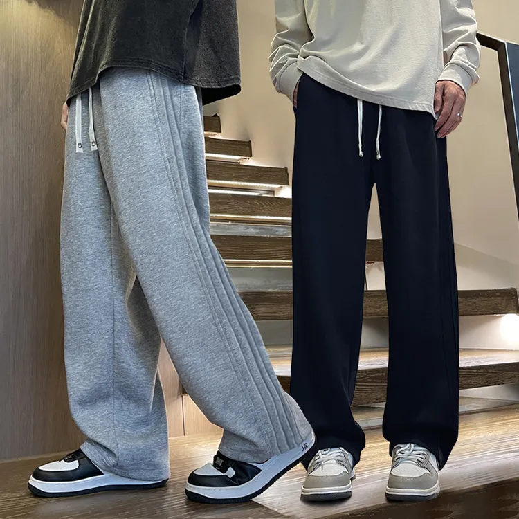 男童休闲裤2025春秋季青少年百搭宽松直筒裤初中生高中生长裤