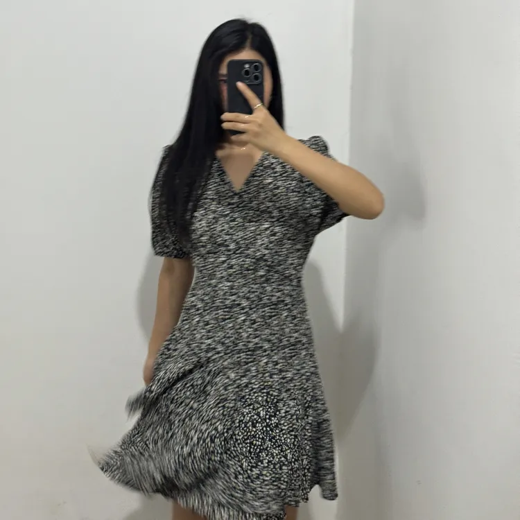 HY encounter法式碎花连衣裙温柔显瘦复古连衣裙