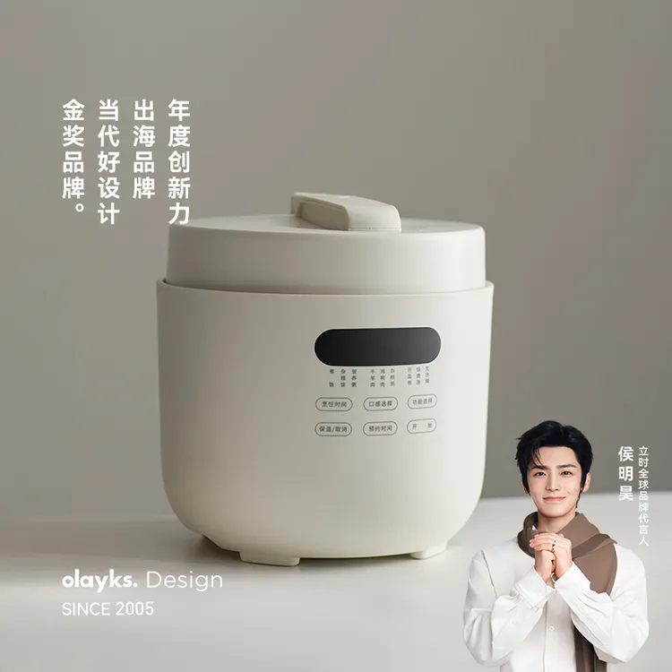 olayks立时圆满电压力锅电饭煲二合一烹饪机家用5升大容量多功能