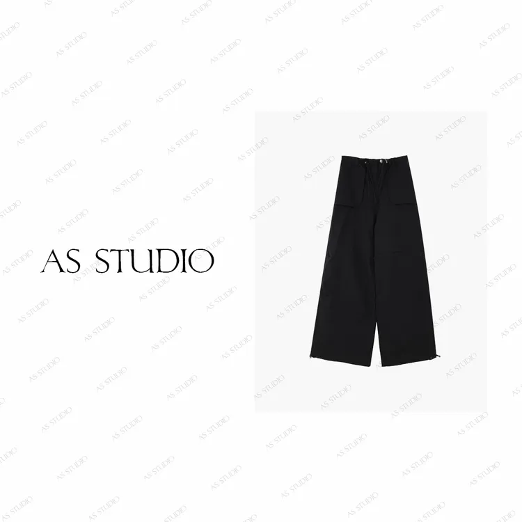 【AS工藤】25新轻户外登山抽绳美式街头轻薄工装裤AS25XXXK02108