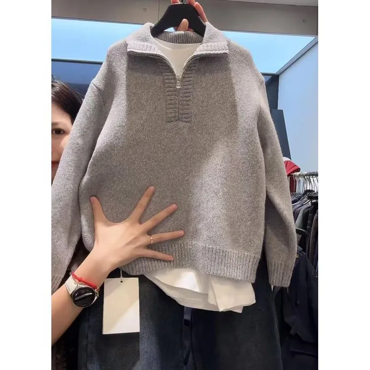 杭州六小六正版BY LIUXIAOLIU秋冬季儿童加绒毛衣17857