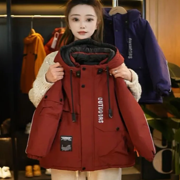 【加绒加厚】2025新款韩版儿童秋冬外套中大童棉袄洋气棉服派克服