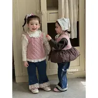 7Seven·25冬~格子背心上衣两件套7277（童装汉服）