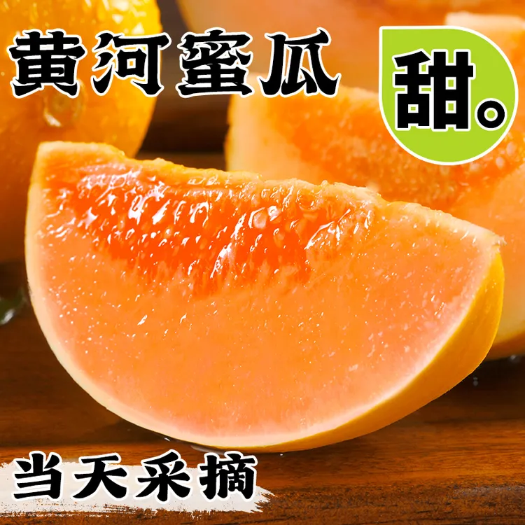 甘肃民勤黄河蜜瓜5斤新鲜水果应当季整箱包邮黄金脆香瓜甜哈密瓜