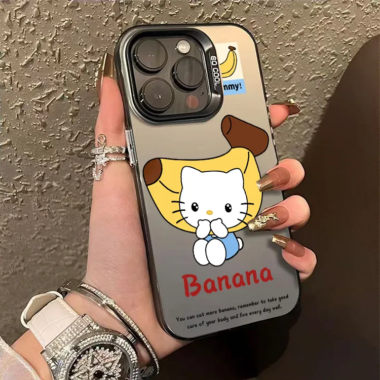 彩银香蕉kt适用苹果16ProMax手机壳15Pro苹果iPhone17女14防摔13P