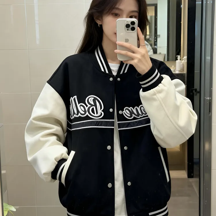潮流拼色ins秋款上新棒球外套韩版百搭休闲新款时尚洋气百搭女装