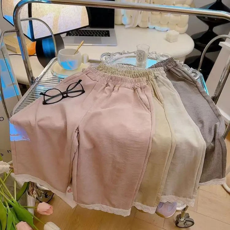 五分六分七分童装卫裤秋季新款儿童休闲裤运动长裤宽松女童裤子