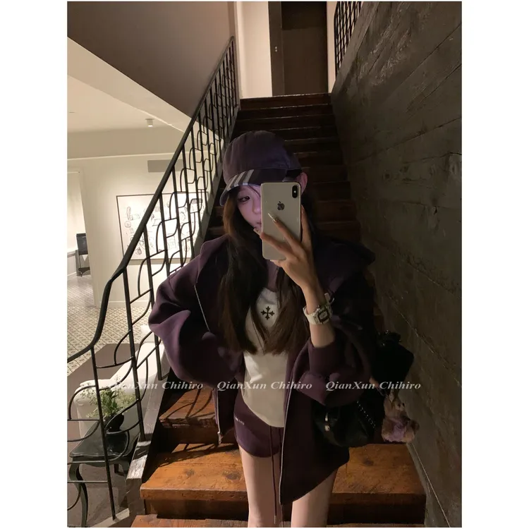 【千寻严选】秋季时尚休闲百搭洋气潮流小众显瘦减龄T恤QXQ5TX6575A