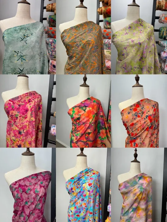 棉绸人造棉面料可做衣服裤子裙子被套，不支持七天无理，旗袍睡衣