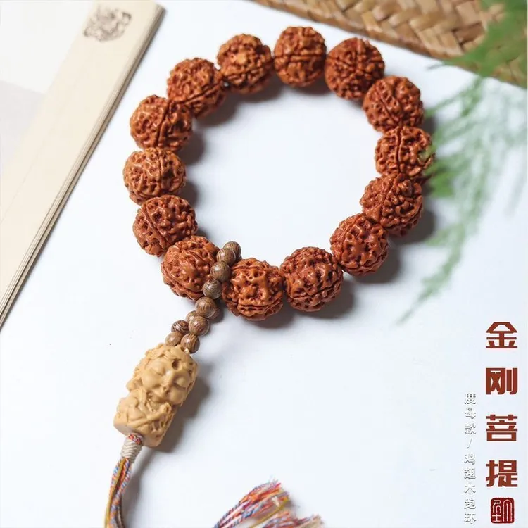 流苏单圈度念珠男手持手饰手串菩提文玩盘串女款款金刚手链母天