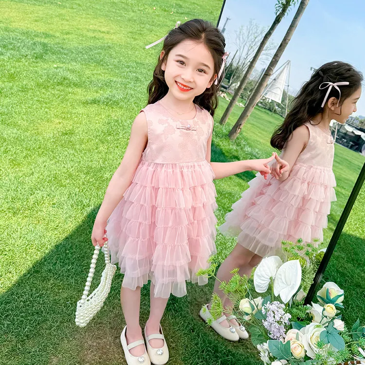 【5.5万人喜欢】女童新中式连衣裙夏季2025新款儿童国风夏装宝宝背