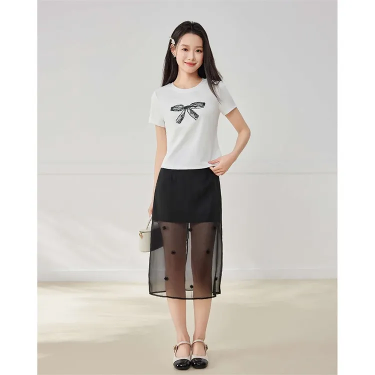 IEF/爱依服套装2025夏季新款韩系时尚流行通勤设计显瘦上下套裙