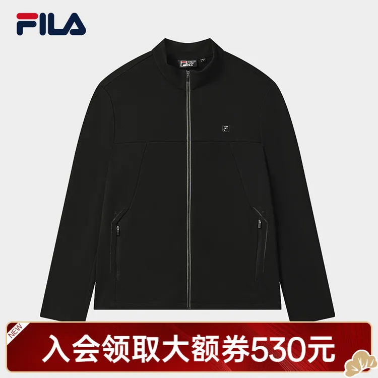 Fila/斐男士经典针织外套【莱赛尔】柔软舒适户外休闲F11M533502F