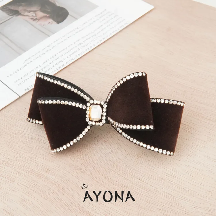 【TH111】韩版秋冬新款复古风气质优雅高级感发夹百搭马尾头饰顶夹