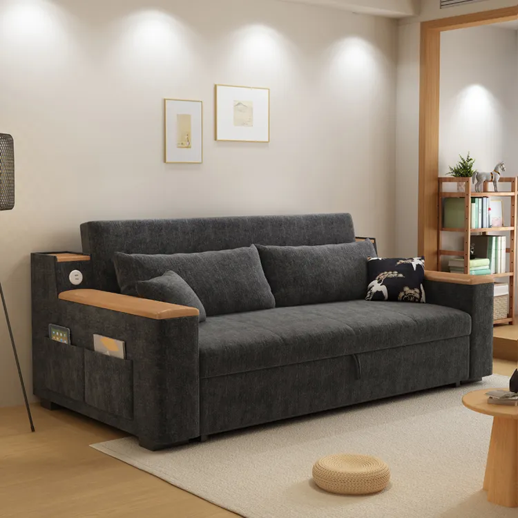折叠成人多功能沙发床像素沙发储物双人床家用沙发2025新款可伸缩
