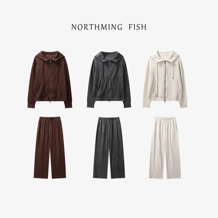 NorthMing fish「高频穿搭」简约休闲 随性松弛懒人时髦穿搭套装