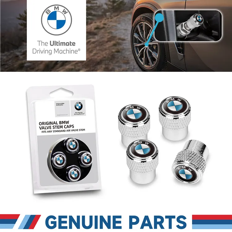 宝马原厂气门嘴帽铝合金气门汽车轮胎logo气嘴芯帽适用于大众宝马