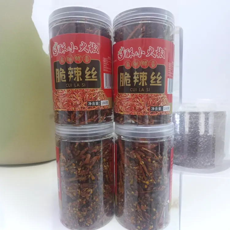云南特产香辣脆辣椒丝油炸芝麻辣椒脆酥特辣小吃