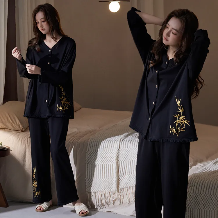 【早秋】睡衣女款秋季爆款2025新款琥珀流光风调性宽松舒适居家服