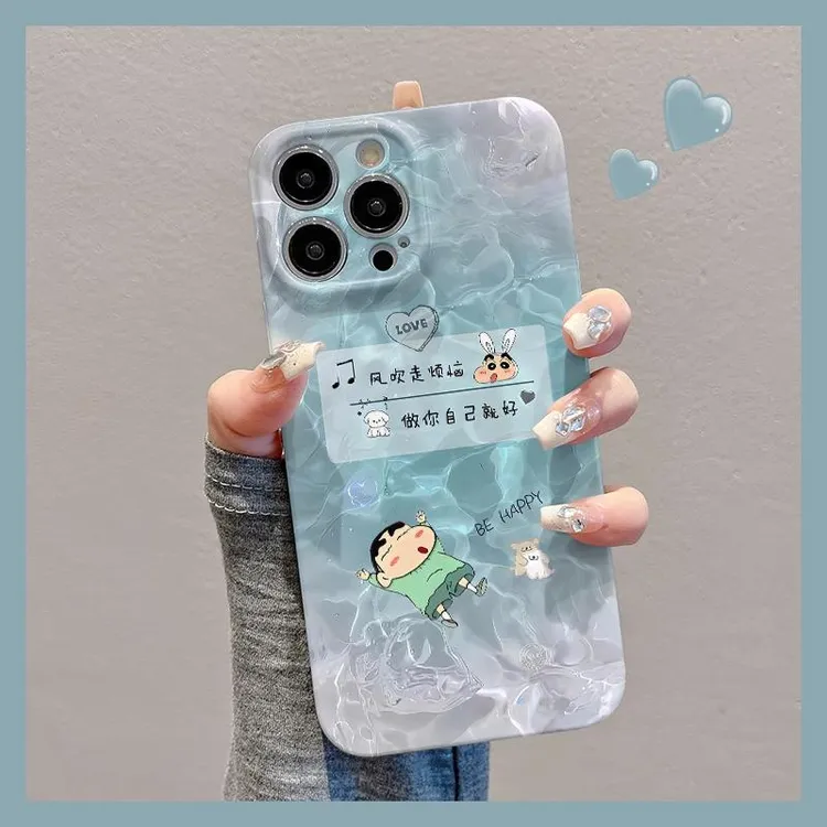 奥菲顿小新做自己就好适用苹果16/15p菲林手机壳华为vivo小米oppo
