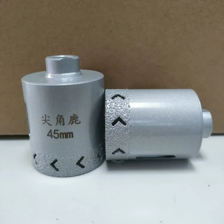 角磨机开孔器干钻瓷砖岩板大理石材玻璃手磨机陶瓷全瓷砖打孔钻头