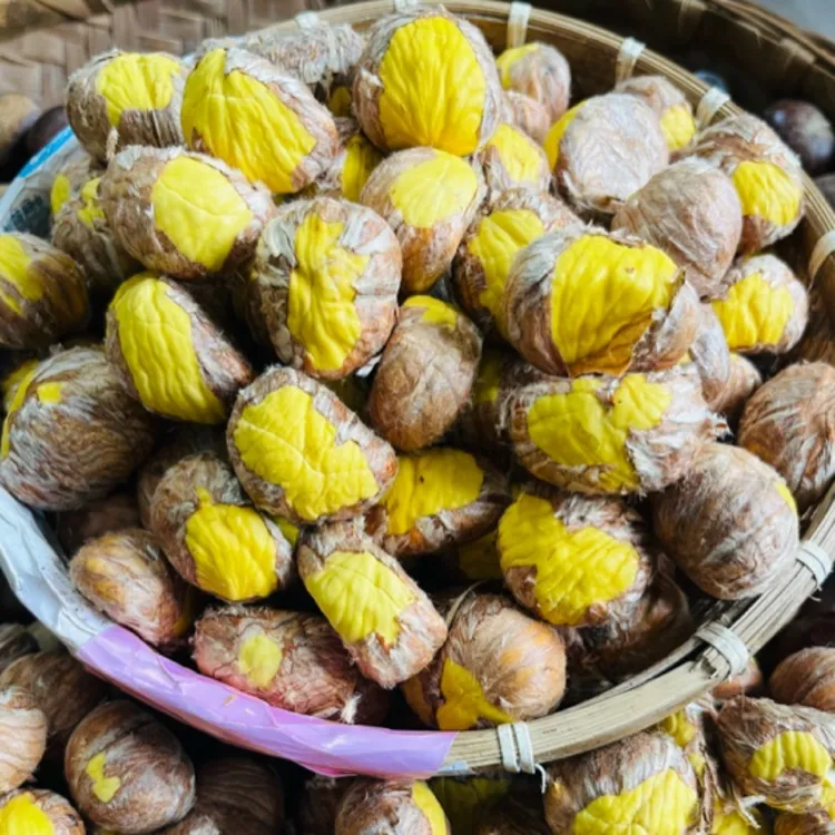 【新果去壳油栗仁】2025手工剥壳新鲜油栗仁大别山毛板栗仁甘栗仁