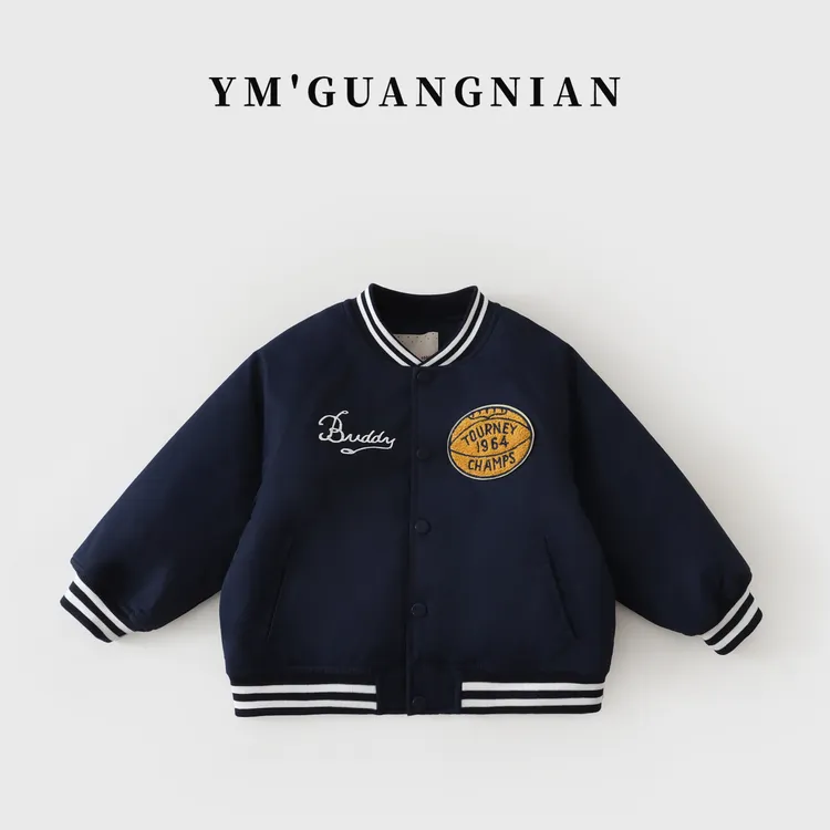 【幼棉光年】冬季儿童休闲百搭棒球服外套3221876