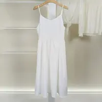 麦迪尚品【夕Y】50909570 淑女系简约吊带裙夏季女装品牌折扣