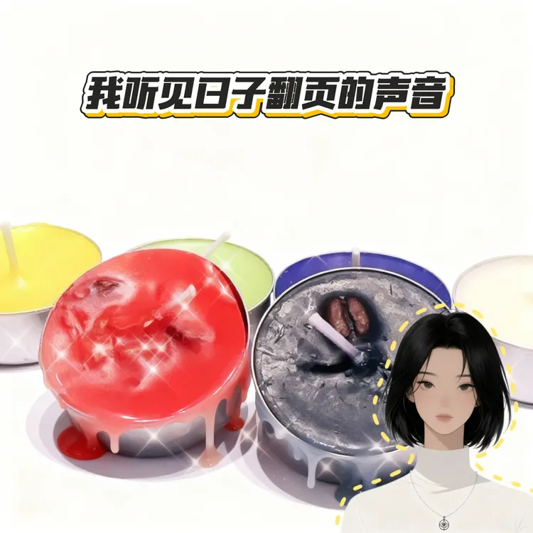 灵目丁手工茶蜡6个多款颜色