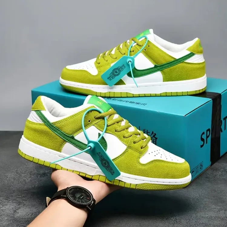 莆田aj男鞋青苹果鞋子男aj1低帮dunk情侣运动鞋休闲百搭板鞋女款