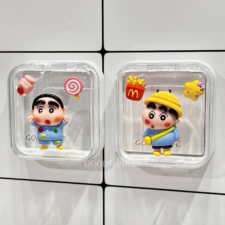 卫生间开关防溅盒防水盒可爱卡通蜡笔小新家用插座保护罩防尘罩盖