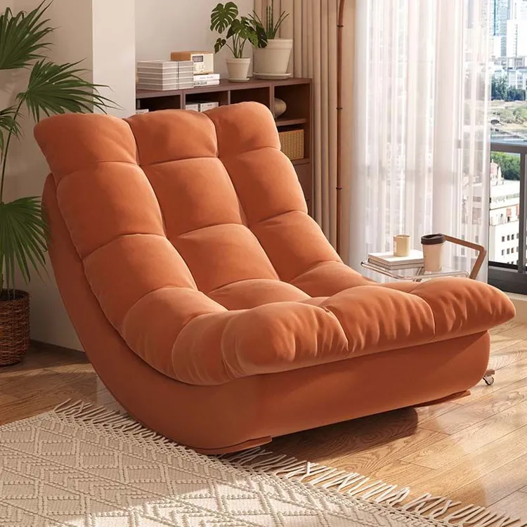 月亮摇摇椅躺椅新款成人懒人沙发客厅阳台家用单人休闲沙发椅摇椅