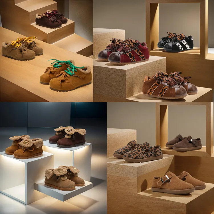 【401】冬季新款男女童百搭高颜值博肯鞋