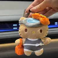 济州岛限定kitty包包挂件黑皮海女甜美辣妹包挂饰