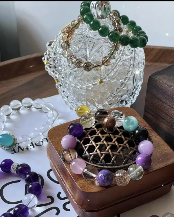 -星界珠宝DIY手链直播链接-天然水晶默认微瑕！水晶多样性发一