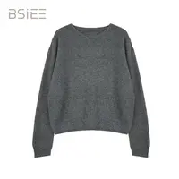 BSIEE本涩杂纱圆领毛衣针织时尚百搭