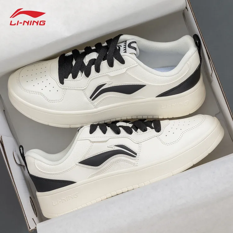 李宁初云男鞋板鞋2025官方正品新款时尚运动潮流低帮百搭简约鞋子