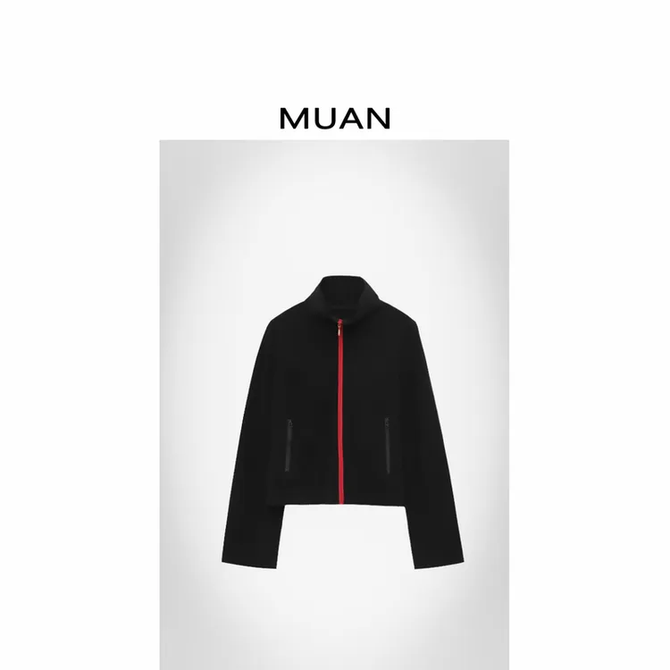 木岸MUAN：《芝加哥外套》定制高级德绒撞色百搭外套上衣CQ-MJ-F8350