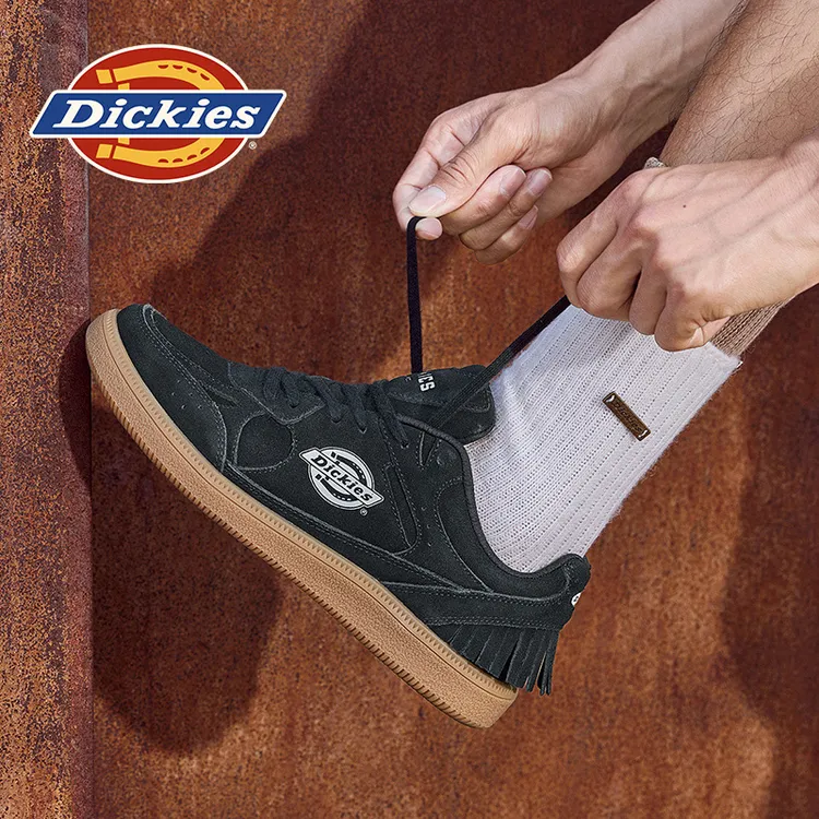 Dickies/帝客2025复古板鞋男款新款鞋子休闲透气百搭潮男士德训鞋