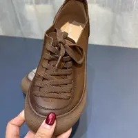 牛皮系带休闲系带板鞋730015
