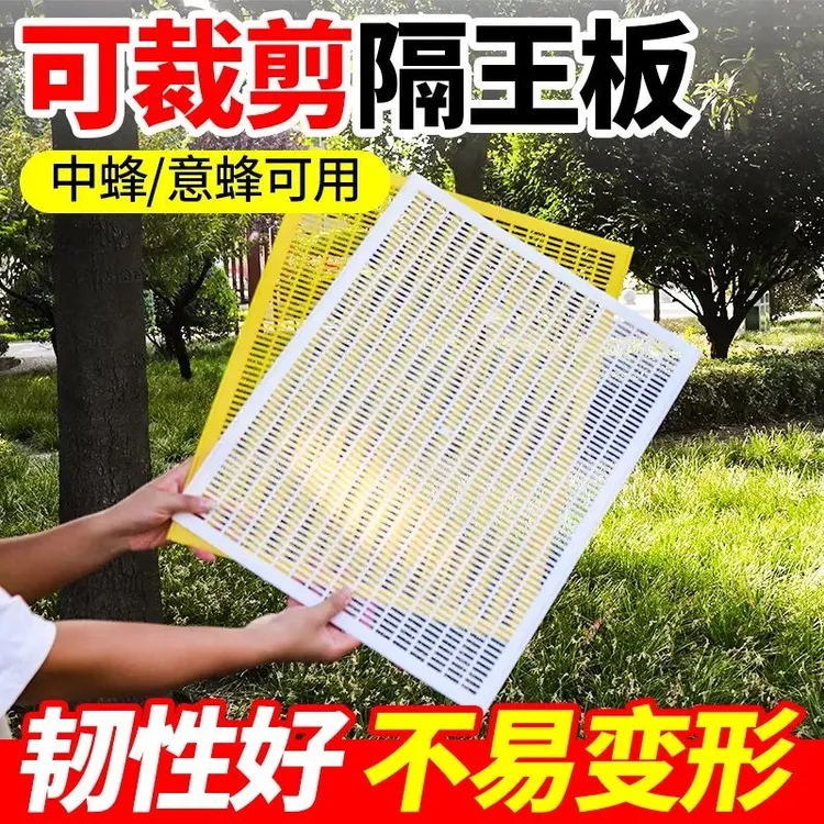 中蜂可裁剪塑料平面立式隔王板标准蜜蜂箱隔蜂王器养蜂工具