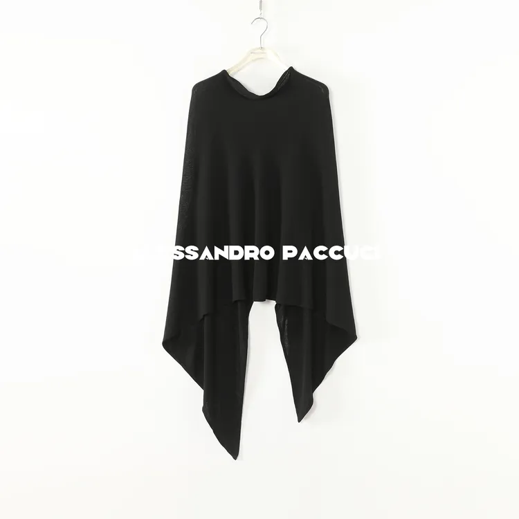 AP洛哥53153SP【黑标系列】日本进口三醋酯+绵羊毛斗篷式时尚披肩