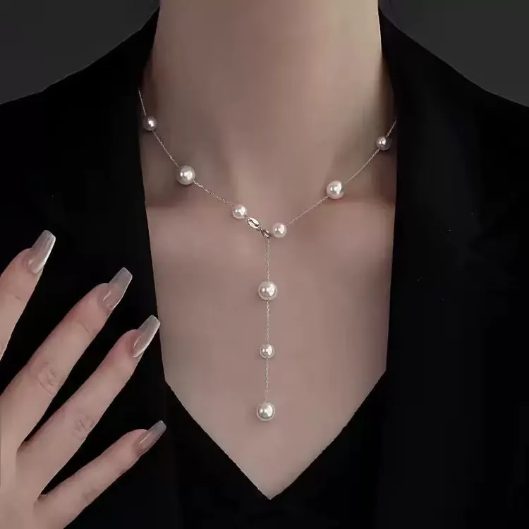 链子925银 屿希 【法式浪漫】气质轻奢时尚满天星项链M0153现货