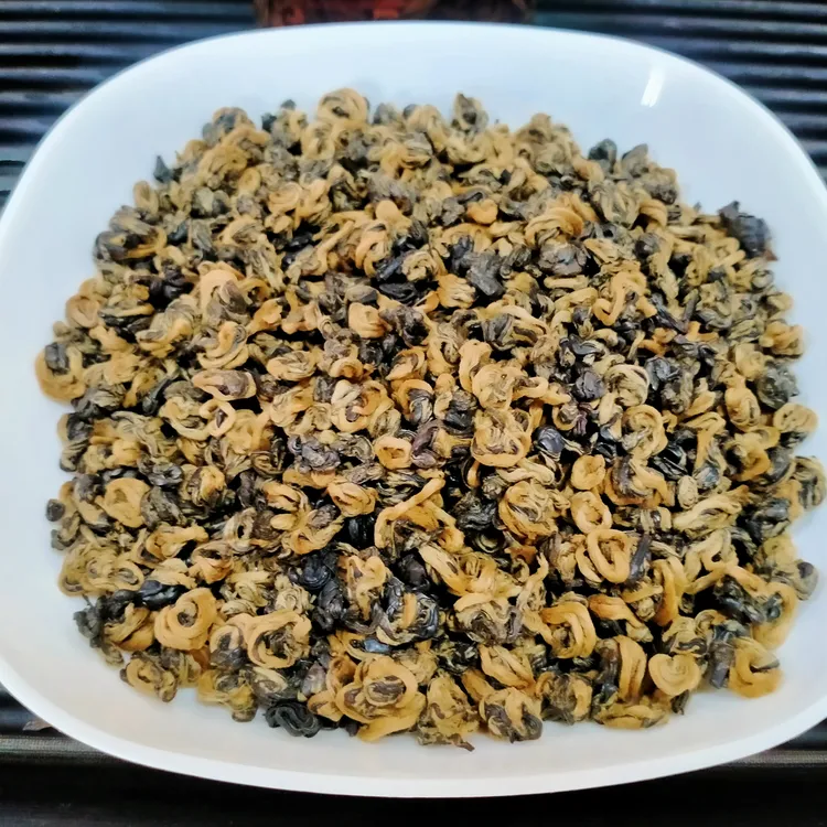 云南红茶滇红小金螺，浓香耐泡蜜香甘甜