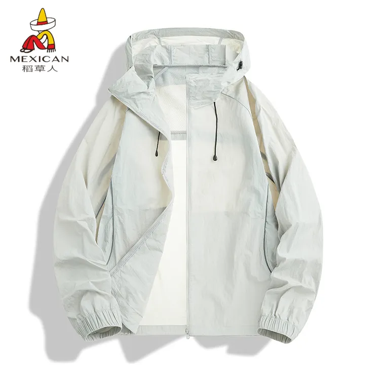 稻草人夏季情侣款防晒衣冰感防晒服轻薄透气户外登山防紫外线